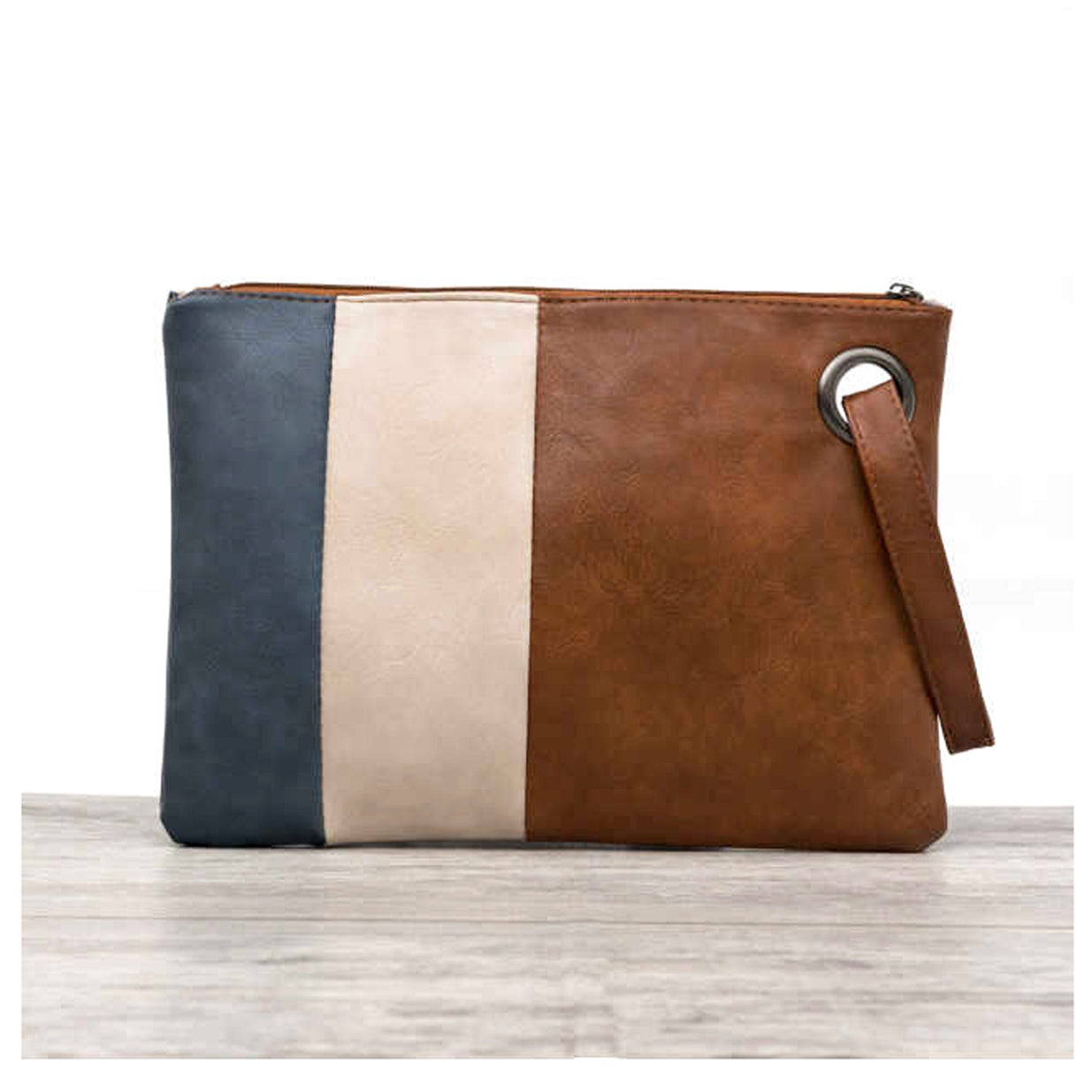 Hudson Color Block Clutch