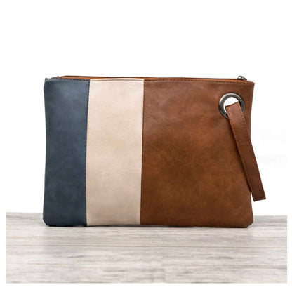 Hudson Color Block Clutch