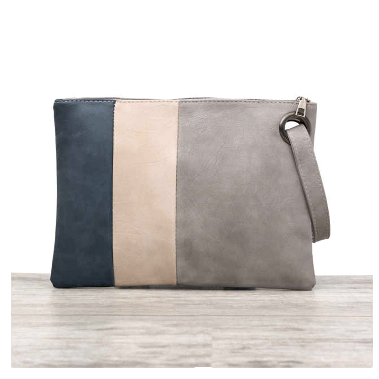 Hudson Color Block Clutch