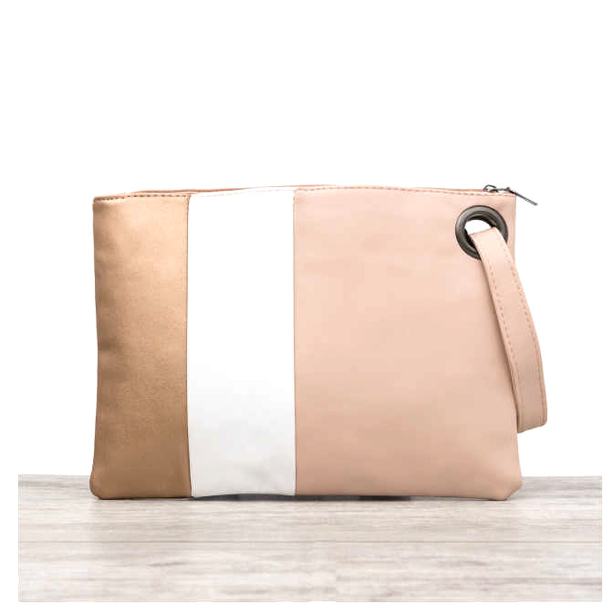 Hudson Color Block Clutch