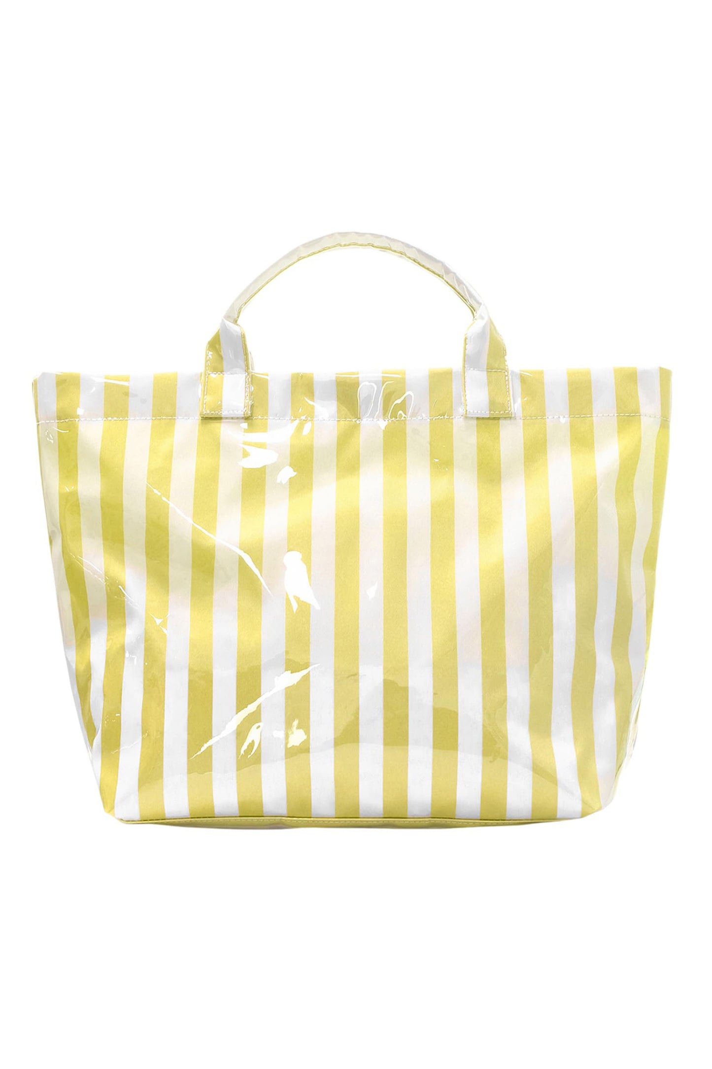 Glossy Summer Beach Vinyl Large Tote Bag