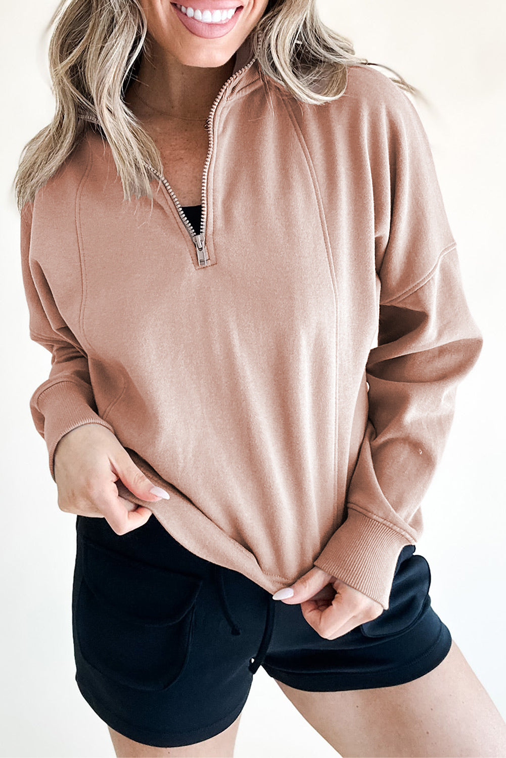 Samantha Half Zip Pullover