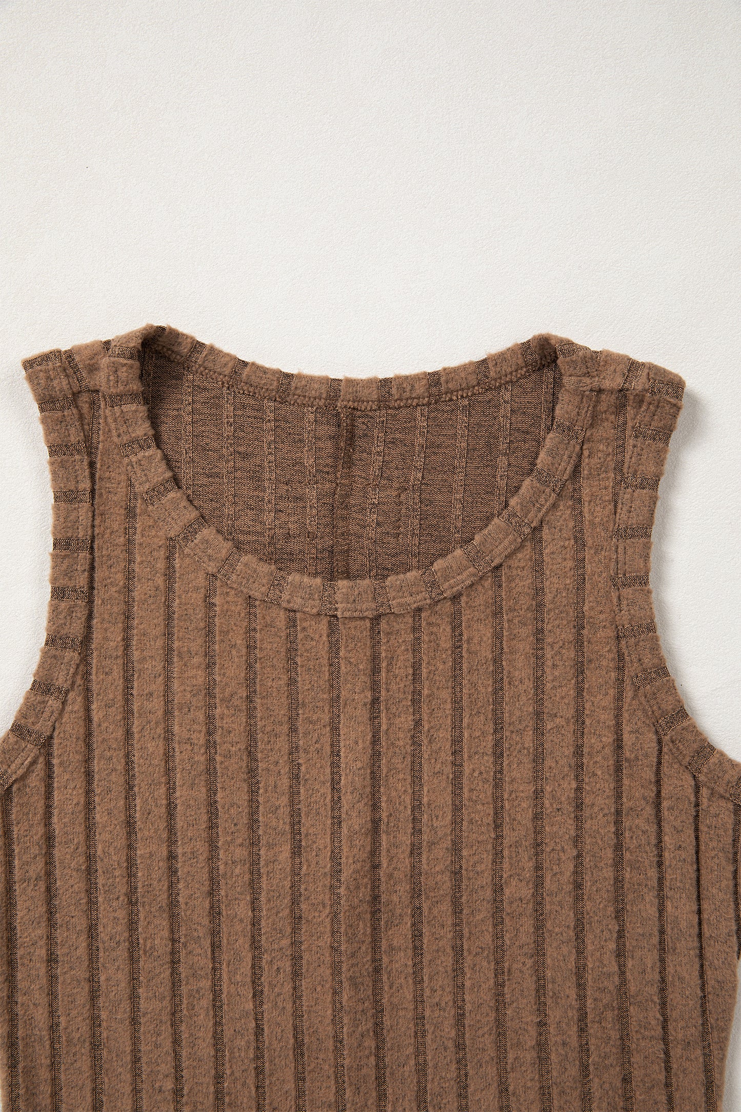 Sandy Mineral Wash Ribbed Tank Top