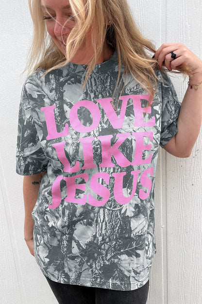 Love Like Jesus Camo Tee
