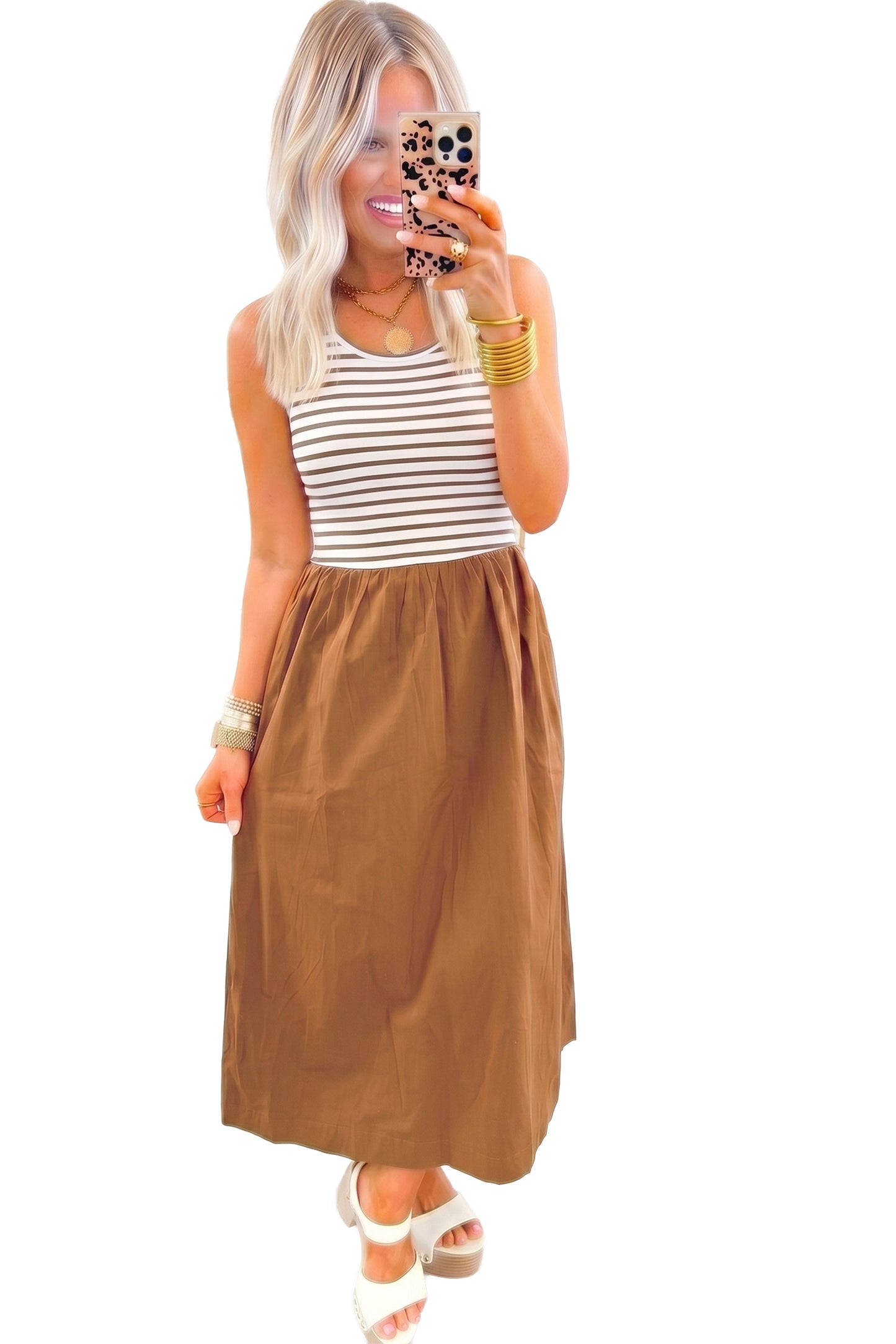 Taylor Transitional Sleeveless Dress