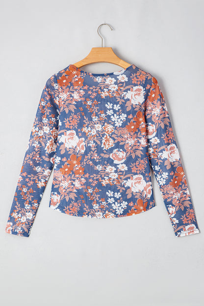 Garden Mesh Long Sleeve Top