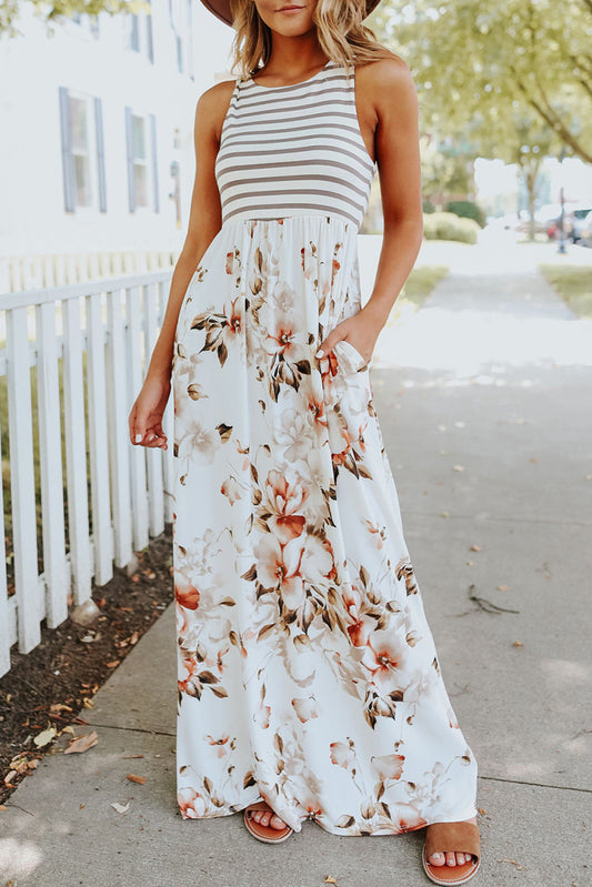 Amelia Boho Sleeveless Maxi Dress