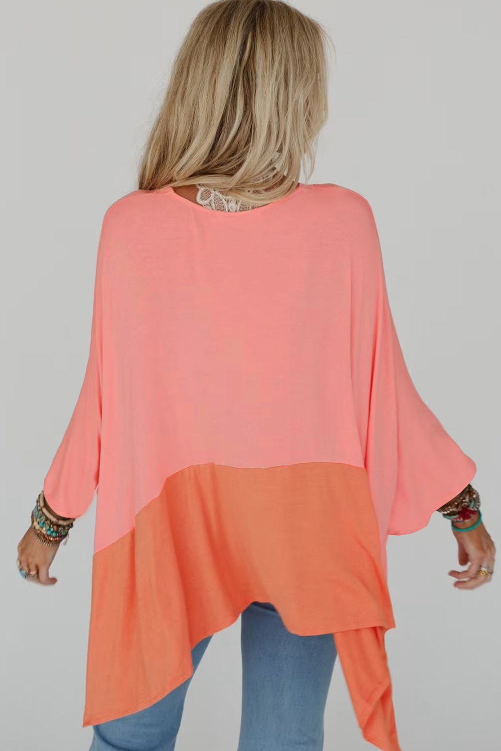 Maggie Colorblock Poncho Top