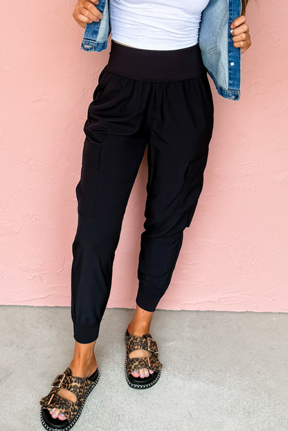 Denise High Waisted Cargo Jogger