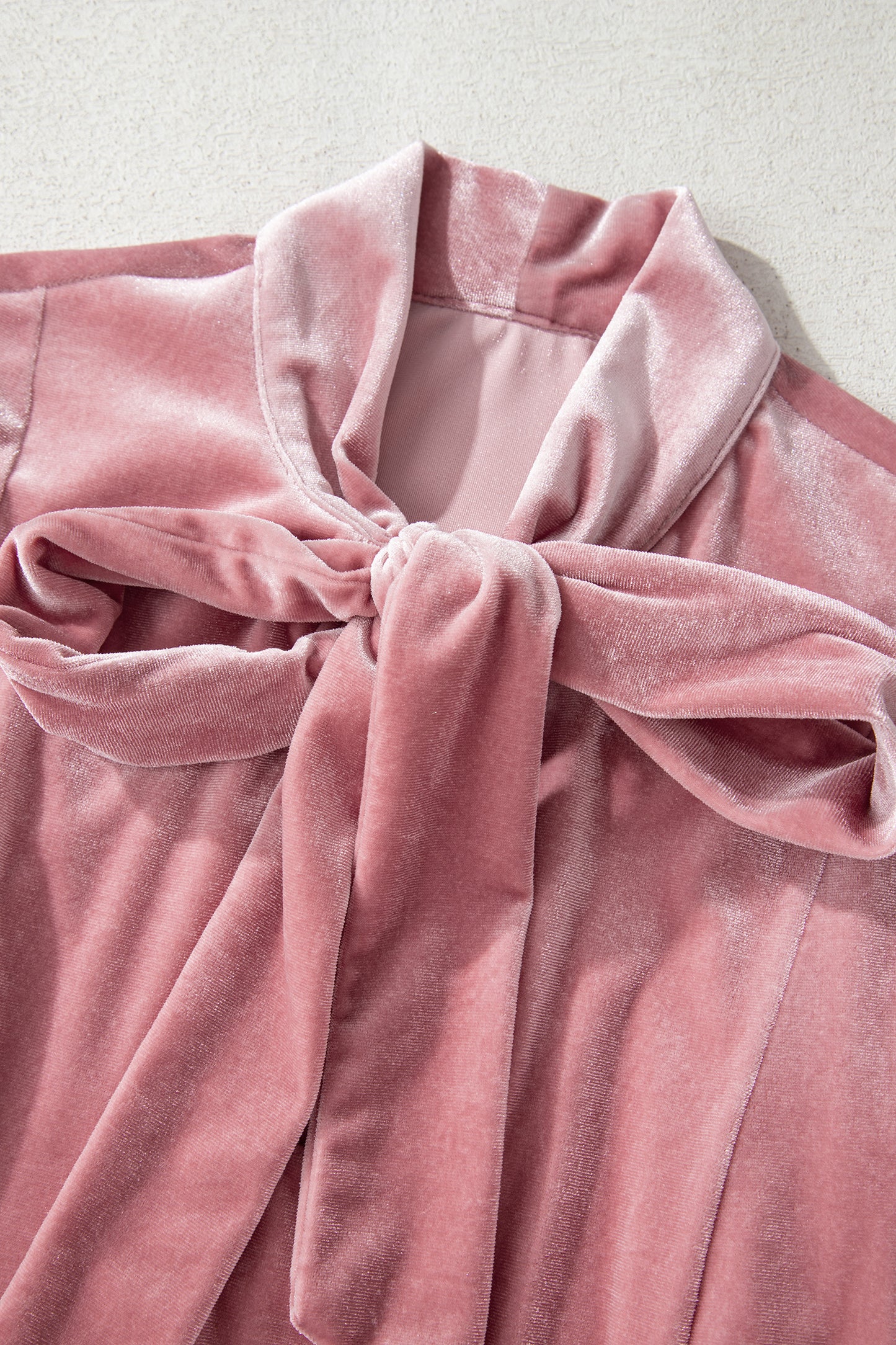 Sophie Velvet Ribbon Collar Blouse