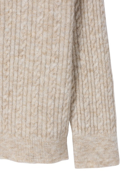 Oversize Cableknit Sweater