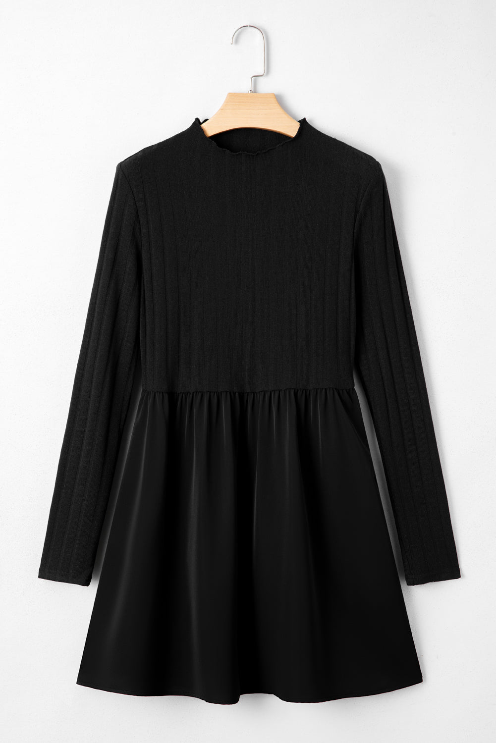 Gabriella Contrast Long Sleeve Dress