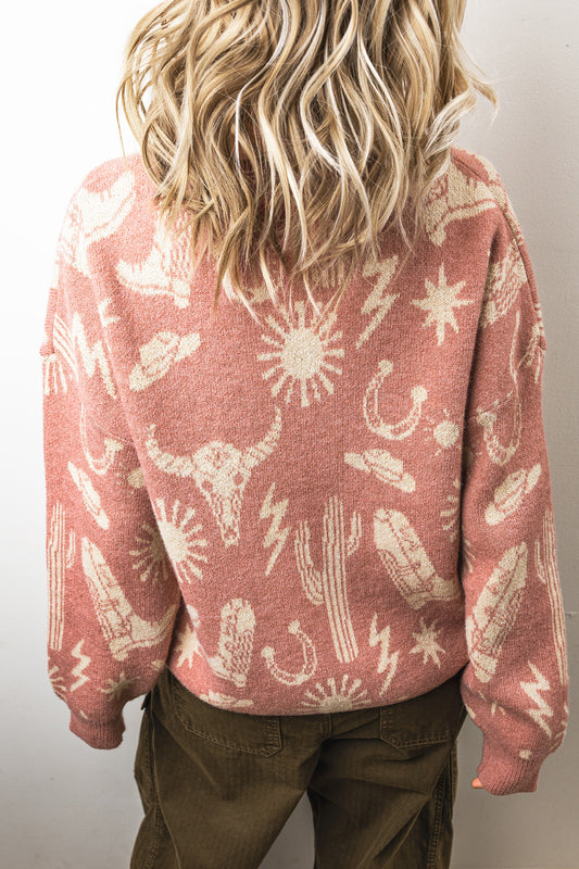 Desert Vibes Drop Sleeve Sweater