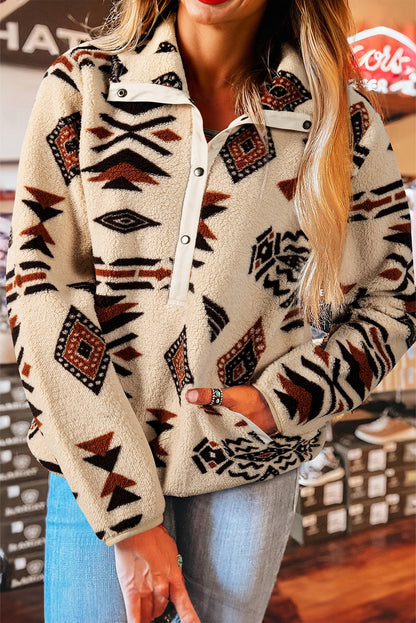 Dakota Aztec Half Placket Pullover