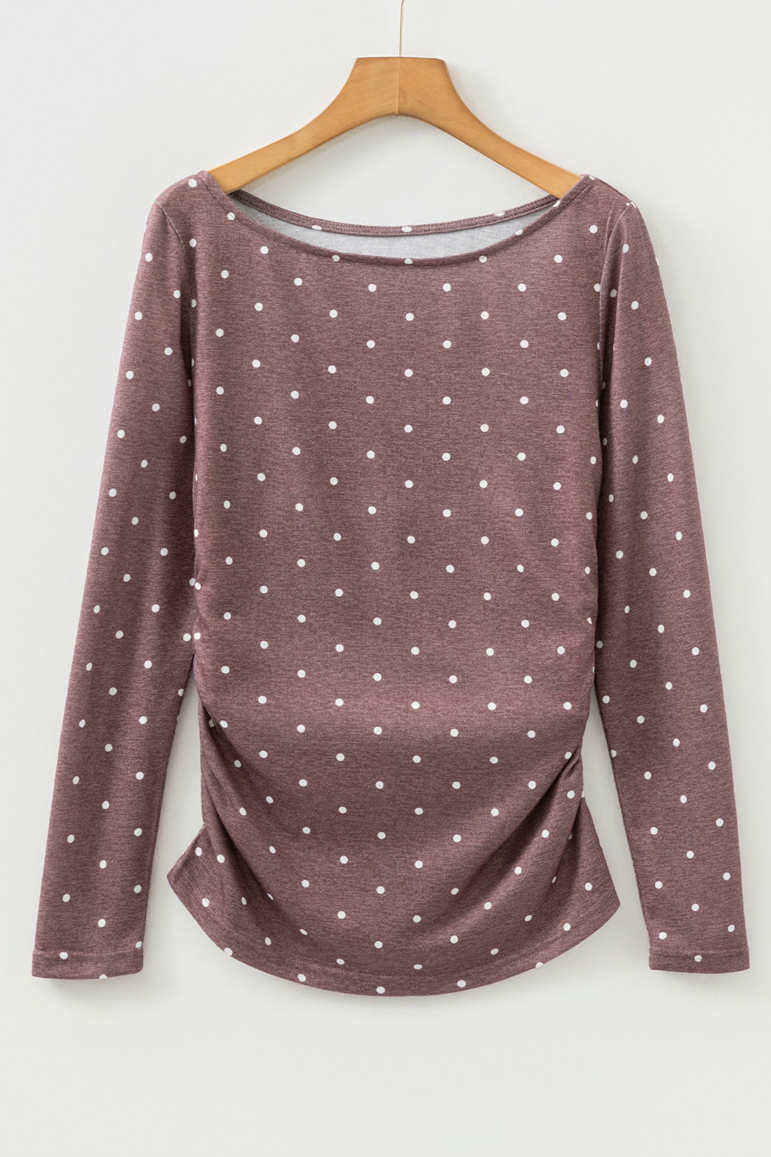 Dotty Boat Neck Knit Long Sleeve Top – NOLITA BOUTIQUE