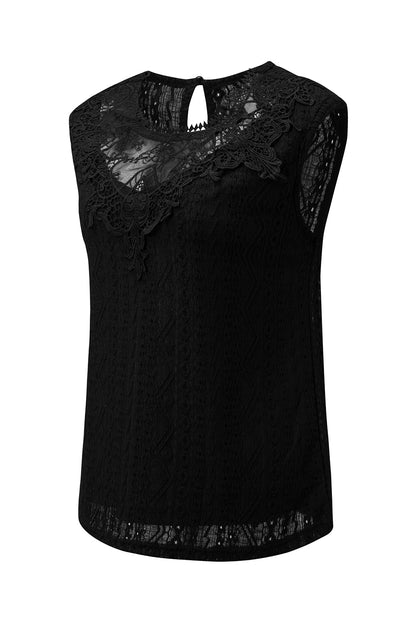 Gracie Lace Sleeveless Blouse