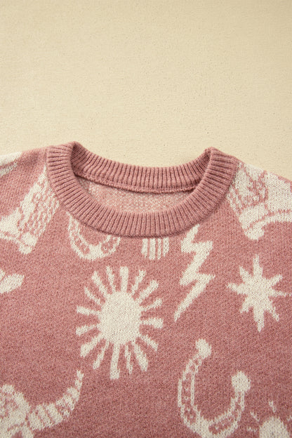 Desert Vibes Drop Sleeve Sweater