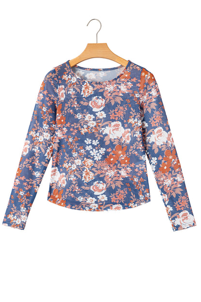 Garden Mesh Long Sleeve Top