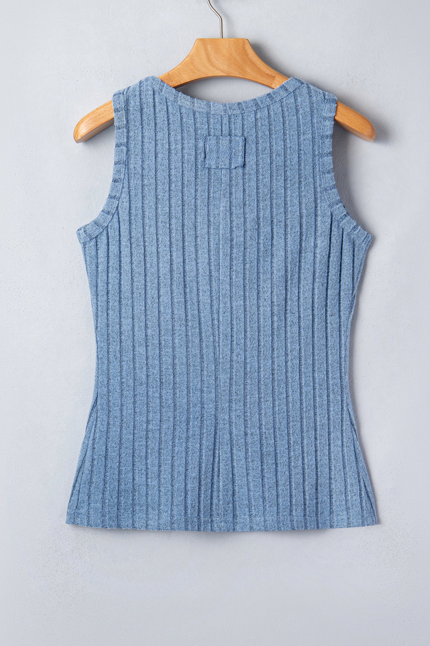 Sandy Mineral Wash Ribbed Tank Top