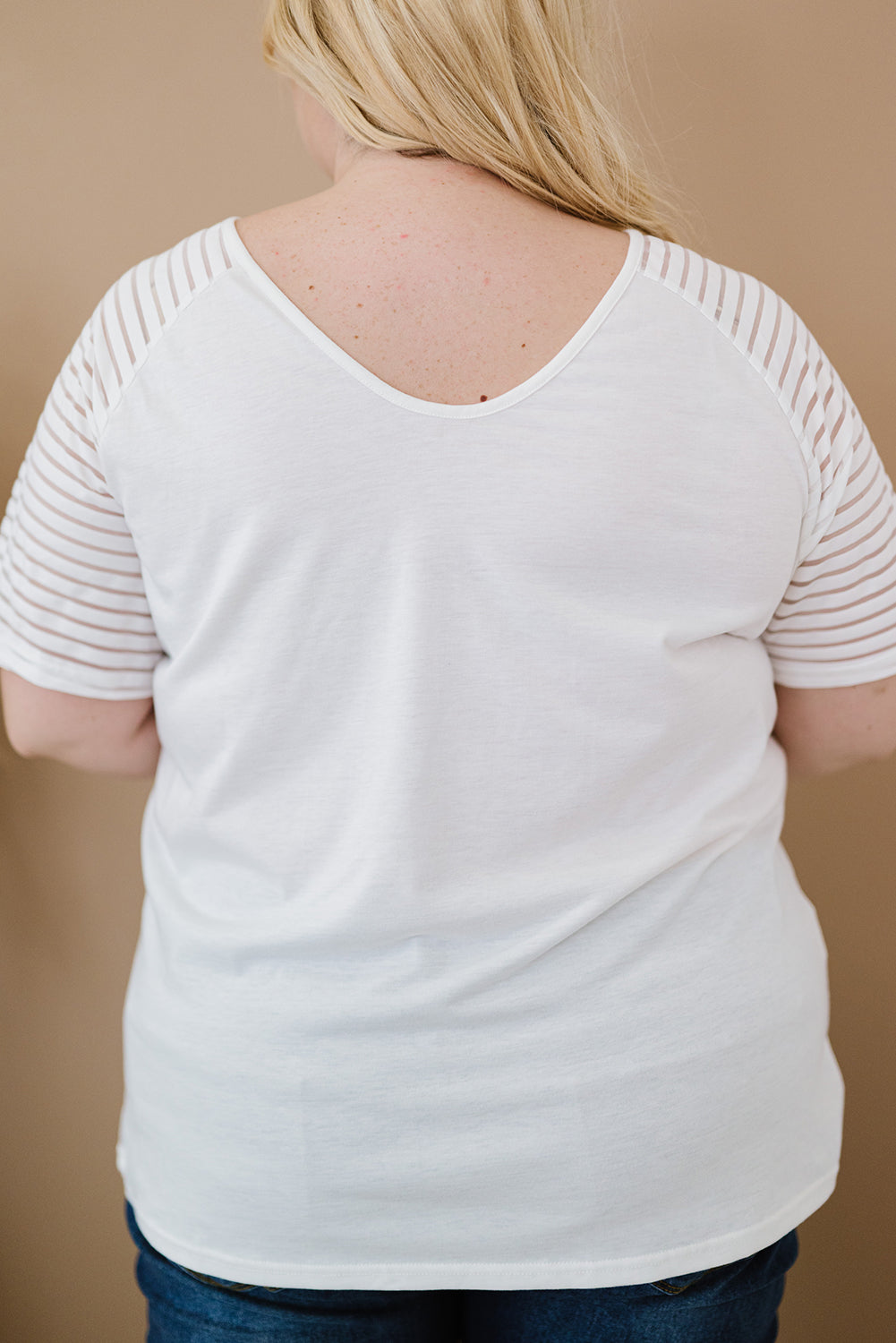 Curvy Carolina Raglan Sleeve Top