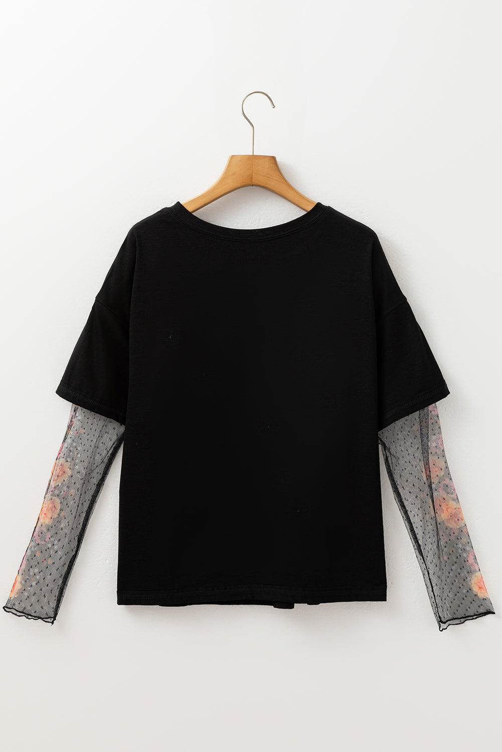 Veronica Mesh Sleeve Faux 2-piece Top