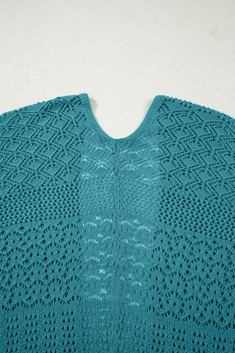 Charming Crochet Open Front Cardigan