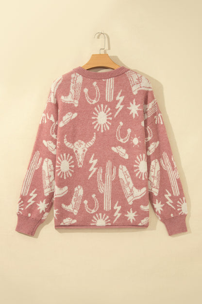 Desert Vibes Drop Sleeve Sweater