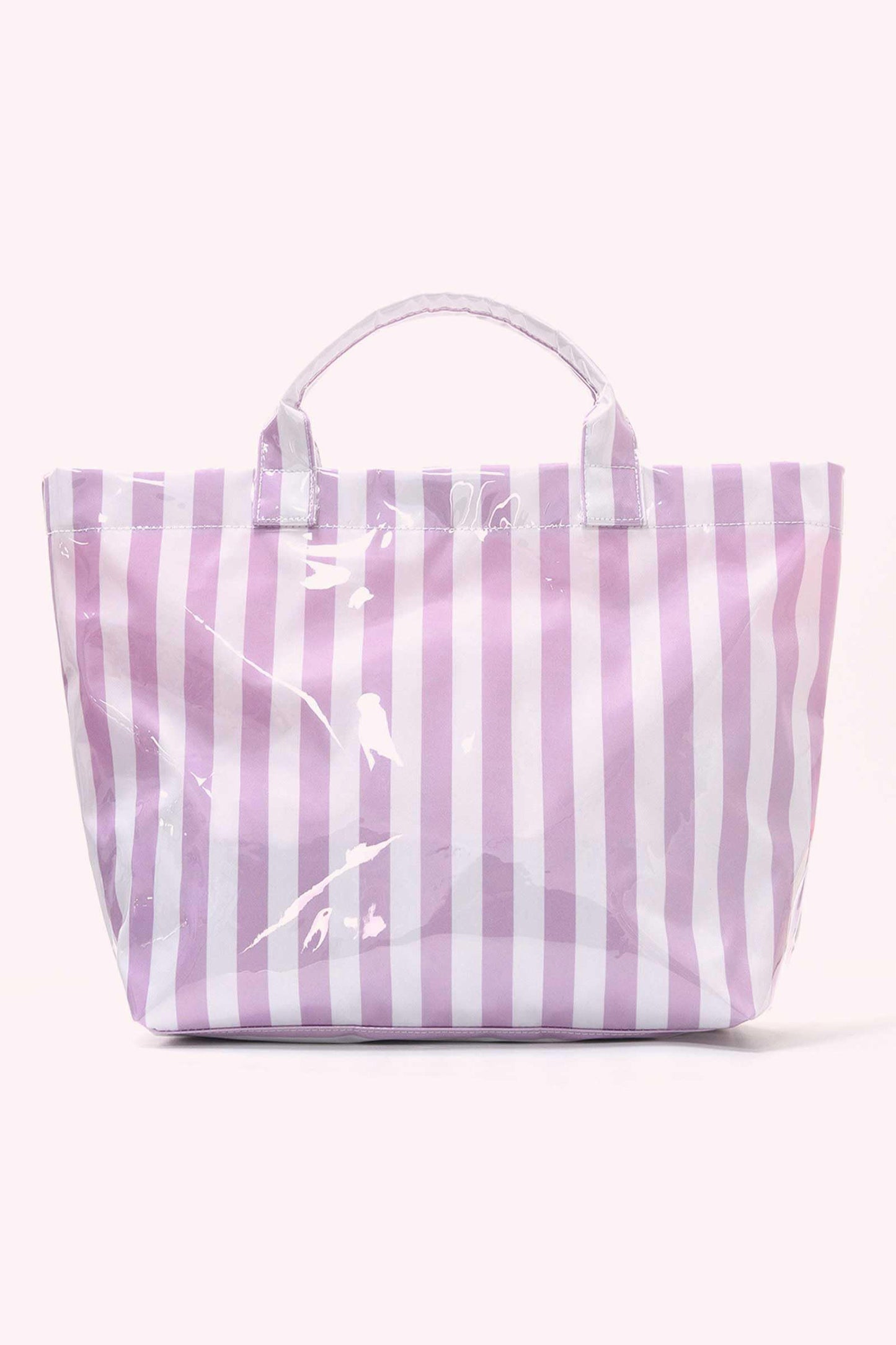 Glossy Summer Beach Vinyl Large Tote Bag