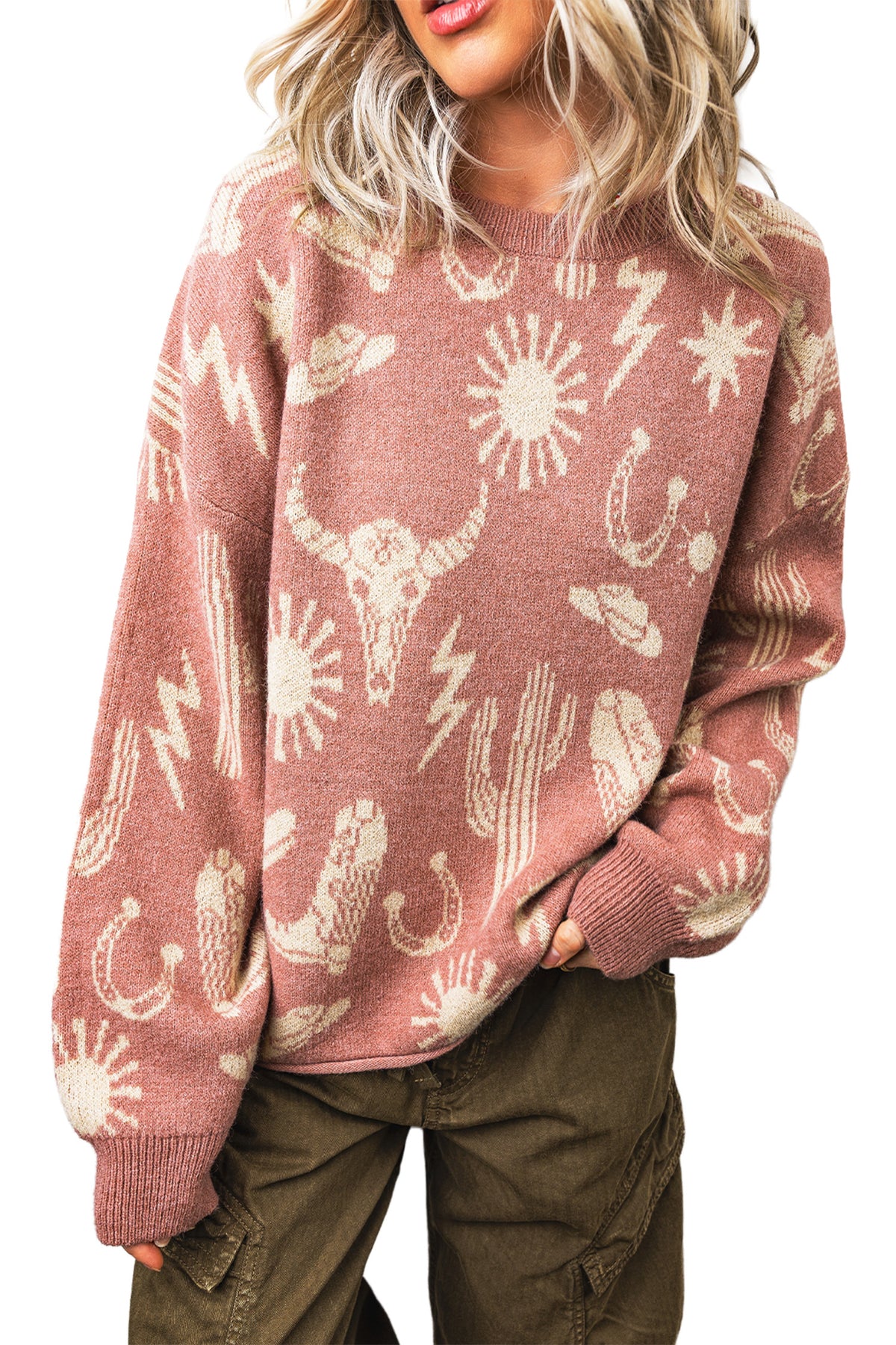 Desert Vibes Drop Sleeve Sweater
