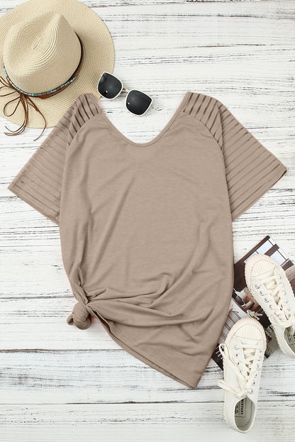 Curvy Carolina Raglan Sleeve Top