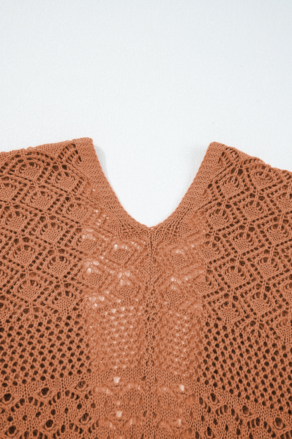 Charming Crochet Open Front Cardigan