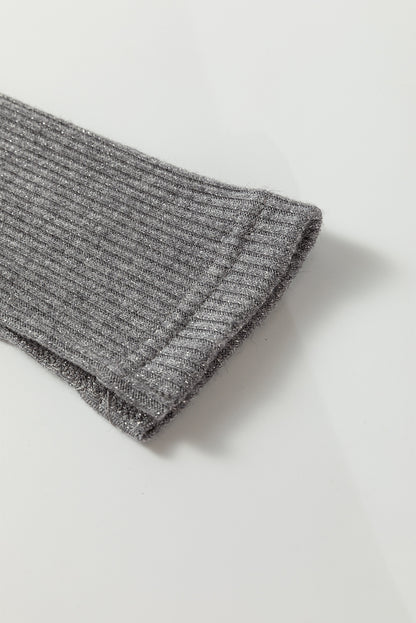 Button Me Up Fitted Ribbed Sweater