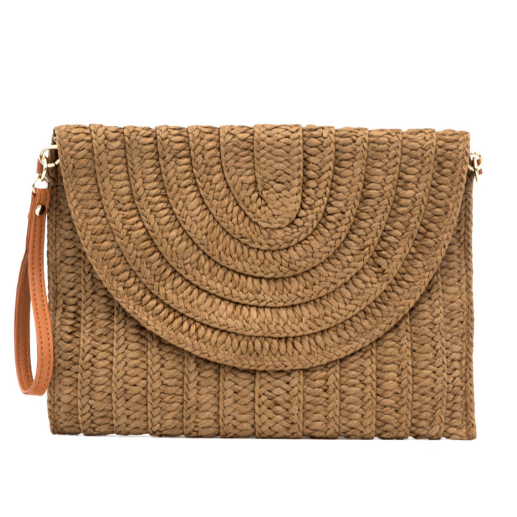 Charleston Straw Convertible Clutch