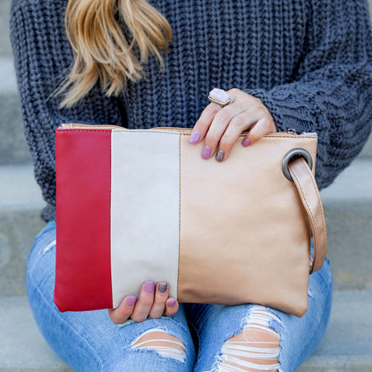 Hudson Color Block Clutch