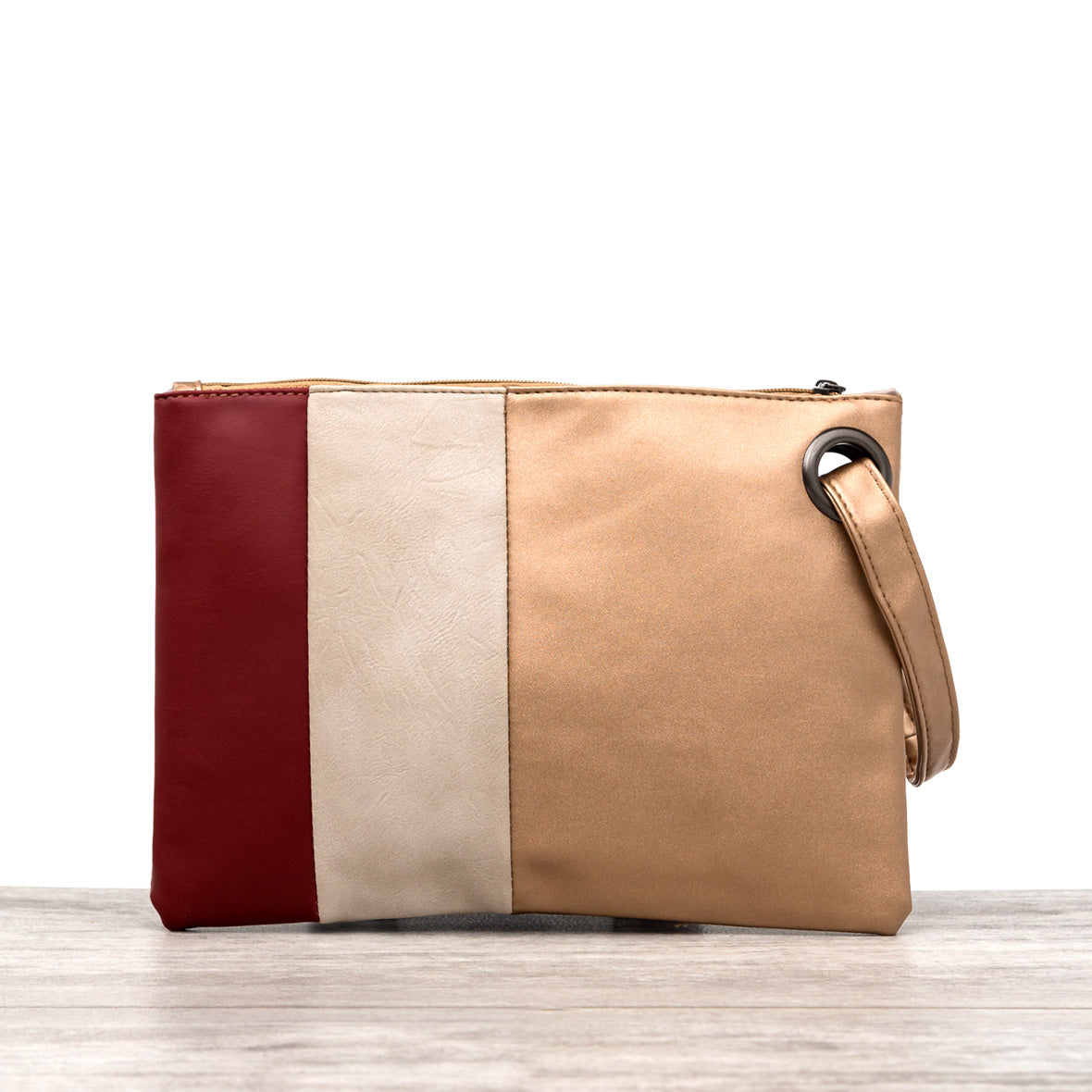 Hudson Color Block Clutch