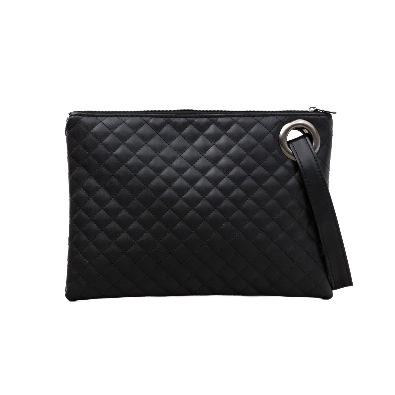 Laura Quilted Wristlet Clutch