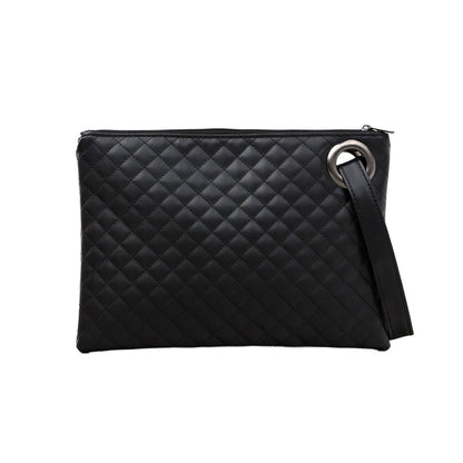 Laura Quilted Wristlet Clutch