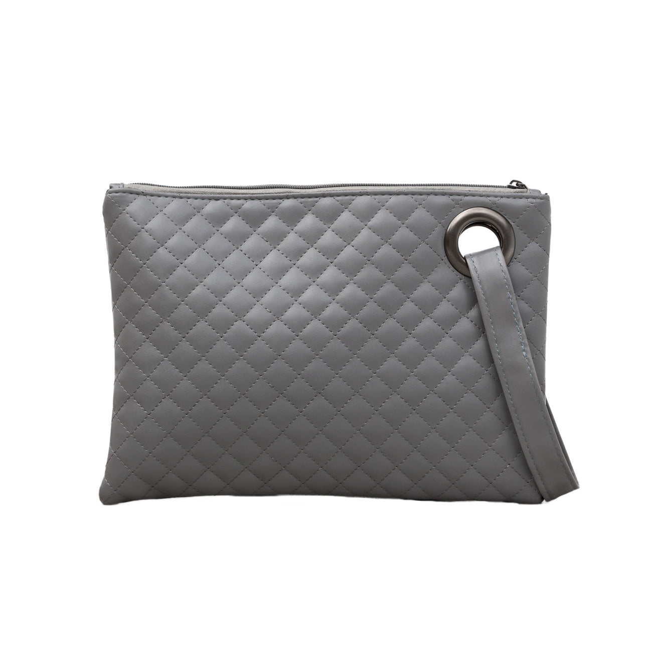 Laura Quilted Wristlet Clutch