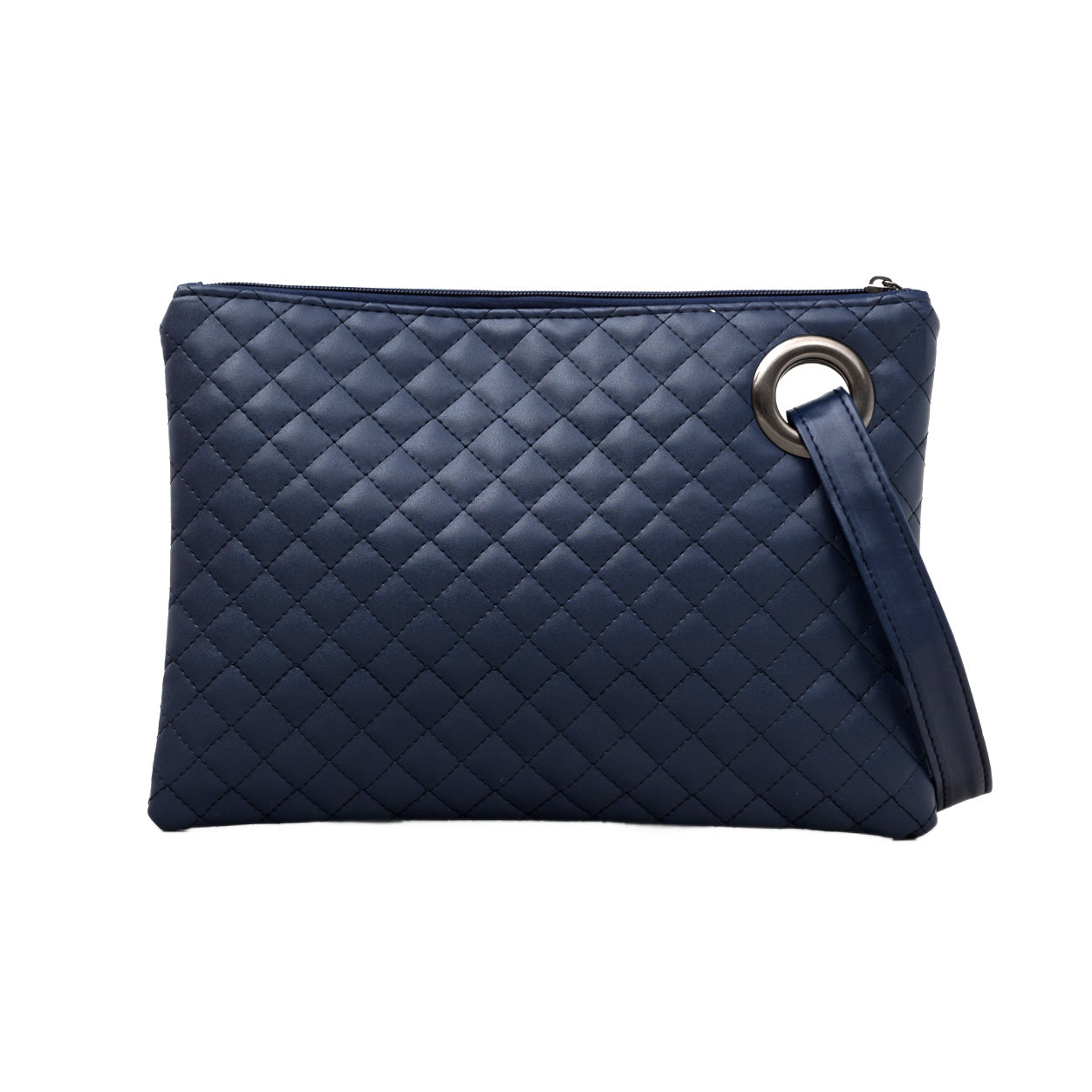 Laura Quilted Wristlet Clutch
