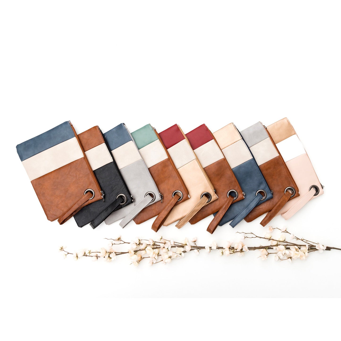 Hudson Color Block Clutch