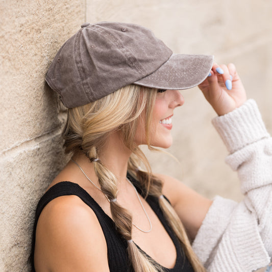 Janice Washed Ball Cap