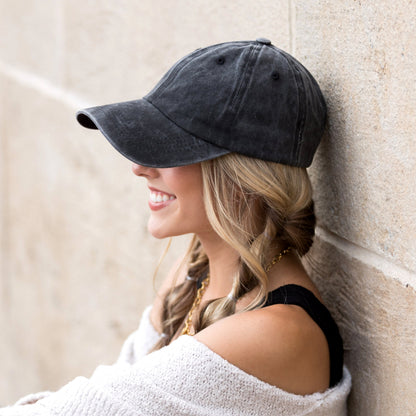 Janice Washed Ball Cap