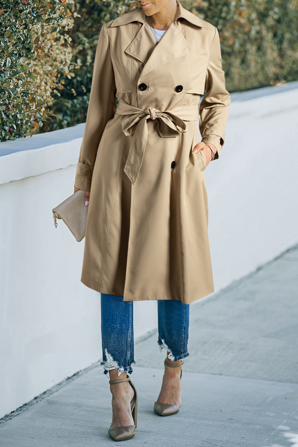 Iconic Waist Tie Trench Coat