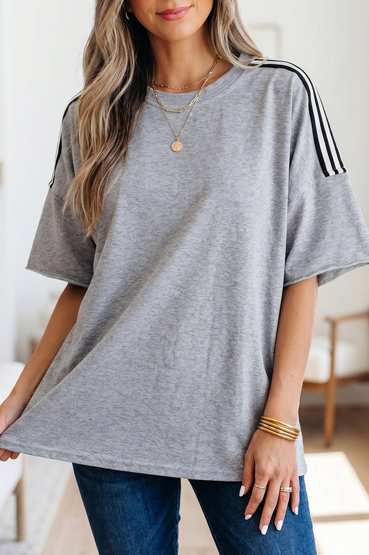 Danica Raw Edge Oversize Tee