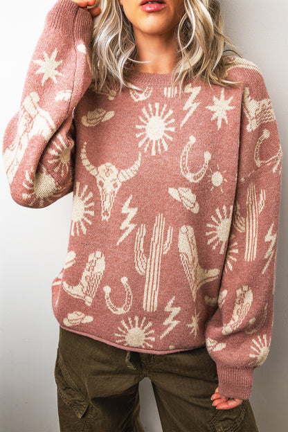 Desert Vibes Drop Sleeve Sweater