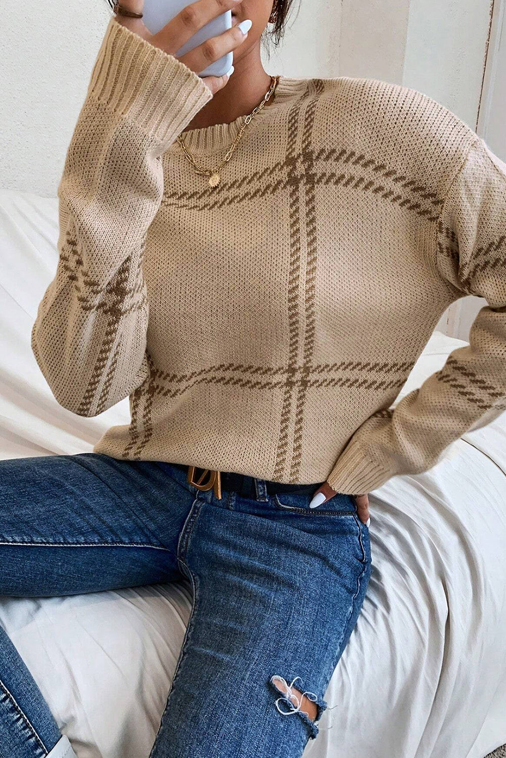 Orchard Plain Drop Shoulder Sweater
