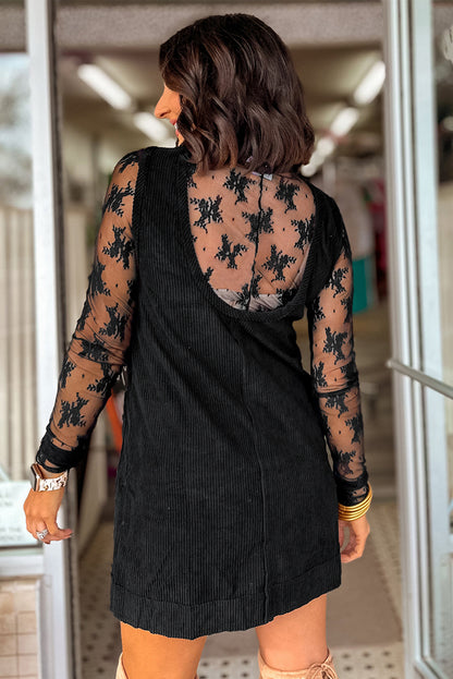 Eve Corduroy Sleeveless Mini Dress