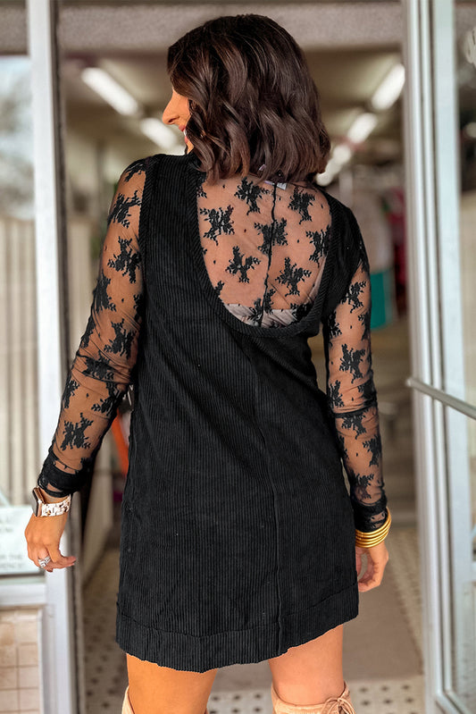 Eve Corduroy Sleeveless Mini Dress