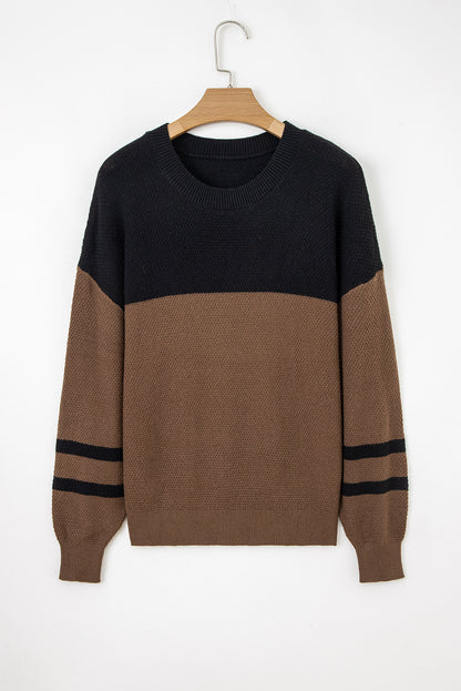 Gwen Colorblock Knit Sweater