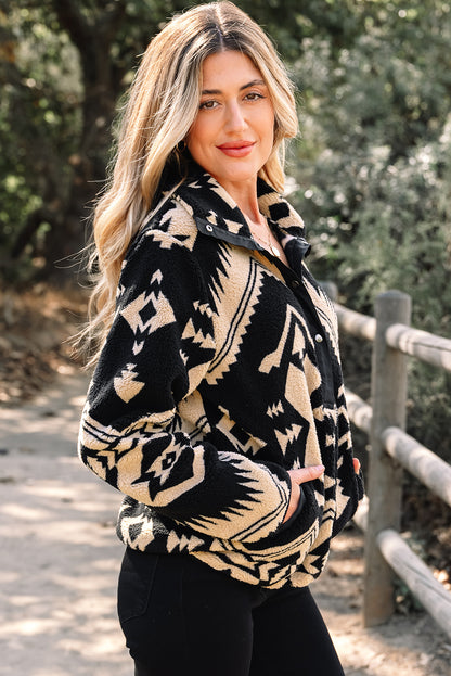 Dakota Aztec Half Placket Pullover